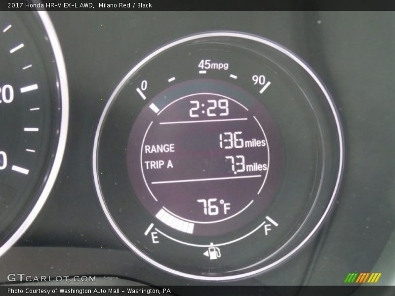 Milano Red / Black 2017 Honda HR-V EX-L AWD