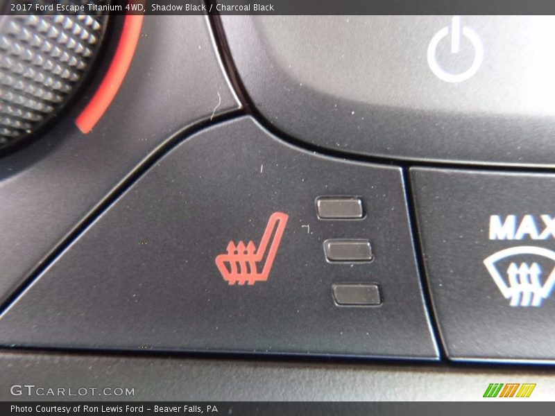 Shadow Black / Charcoal Black 2017 Ford Escape Titanium 4WD