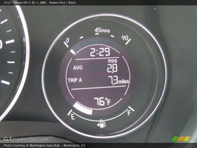 Milano Red / Black 2017 Honda HR-V EX-L AWD