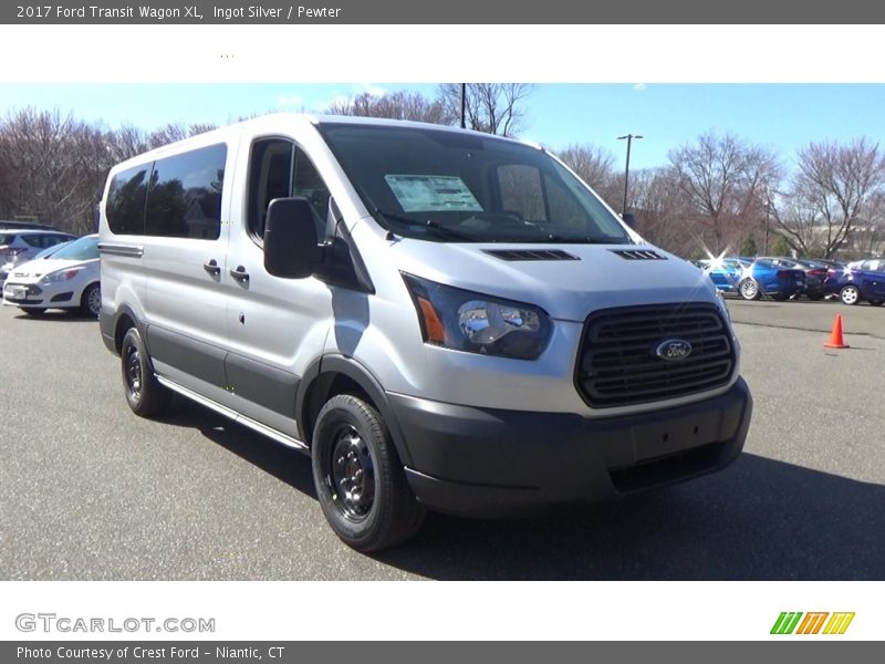 Ingot Silver / Pewter 2017 Ford Transit Wagon XL