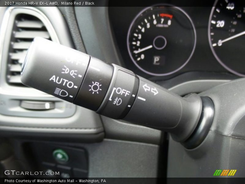 Milano Red / Black 2017 Honda HR-V EX-L AWD