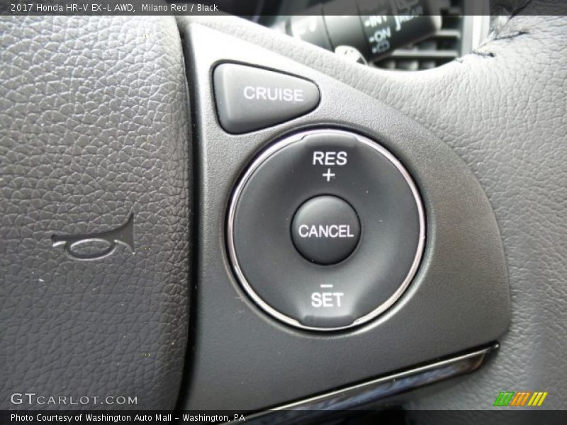 Milano Red / Black 2017 Honda HR-V EX-L AWD