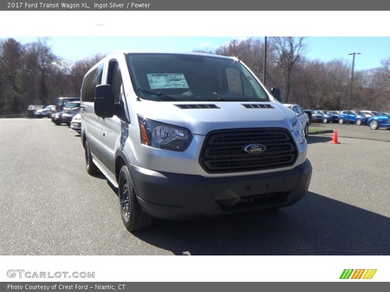 Ingot Silver / Pewter 2017 Ford Transit Wagon XL