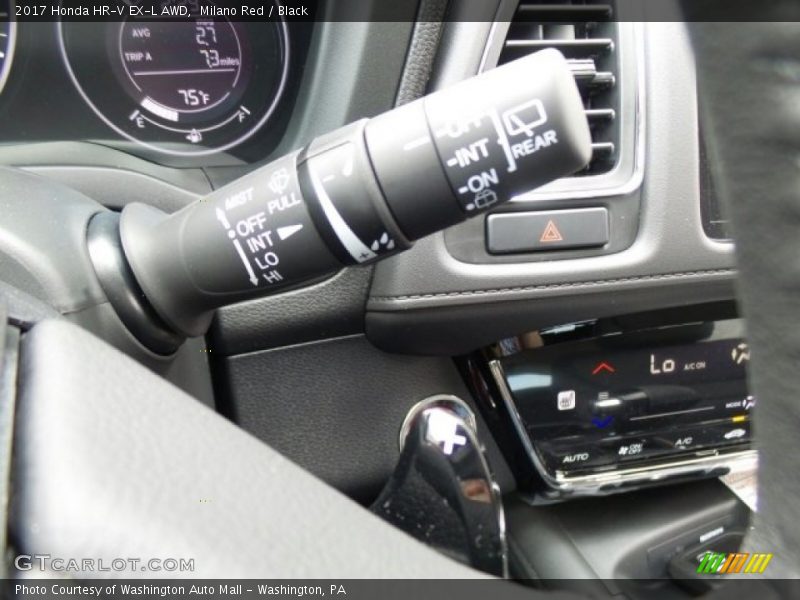 Milano Red / Black 2017 Honda HR-V EX-L AWD