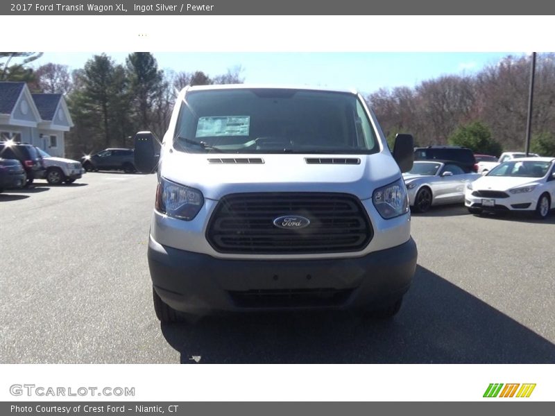 Ingot Silver / Pewter 2017 Ford Transit Wagon XL