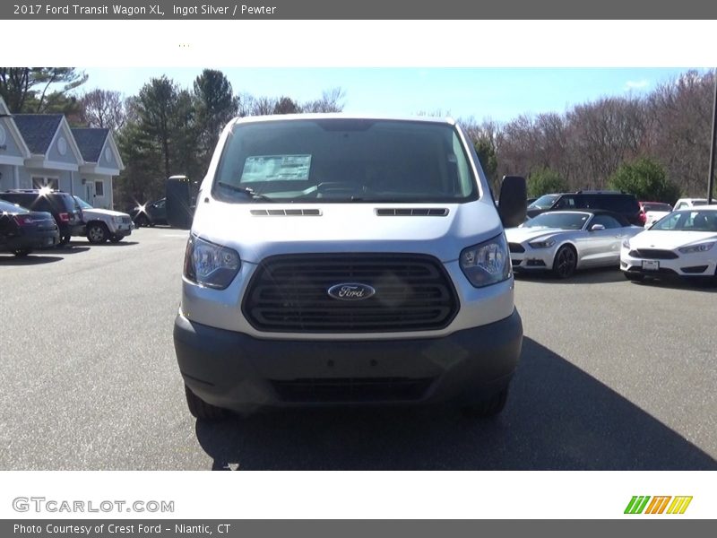 Ingot Silver / Pewter 2017 Ford Transit Wagon XL