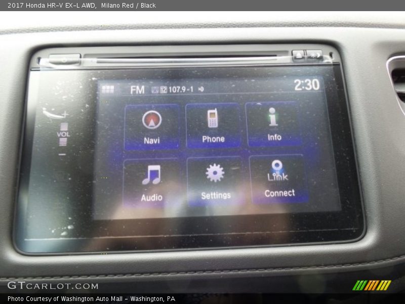 Milano Red / Black 2017 Honda HR-V EX-L AWD