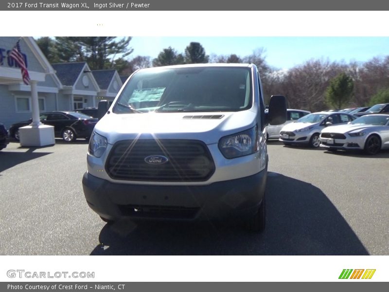 Ingot Silver / Pewter 2017 Ford Transit Wagon XL