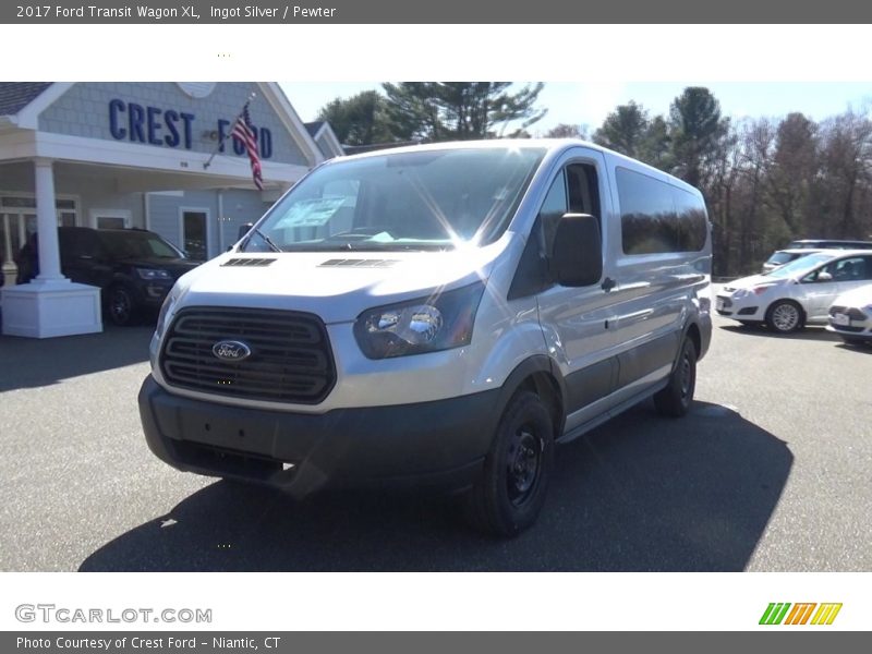 Ingot Silver / Pewter 2017 Ford Transit Wagon XL