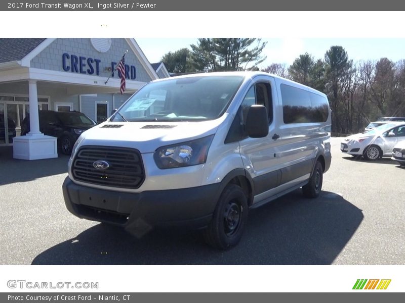 Ingot Silver / Pewter 2017 Ford Transit Wagon XL
