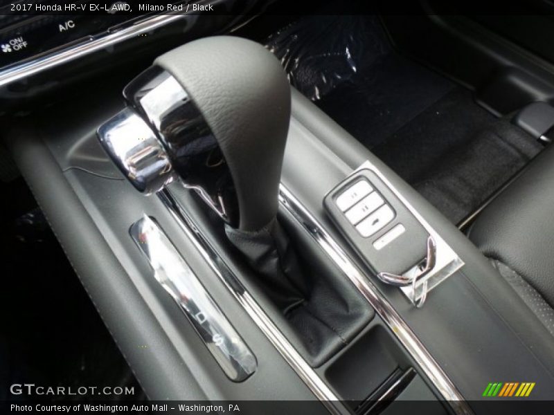 Milano Red / Black 2017 Honda HR-V EX-L AWD
