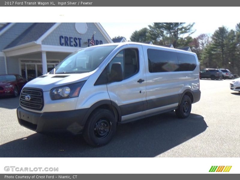 Ingot Silver / Pewter 2017 Ford Transit Wagon XL