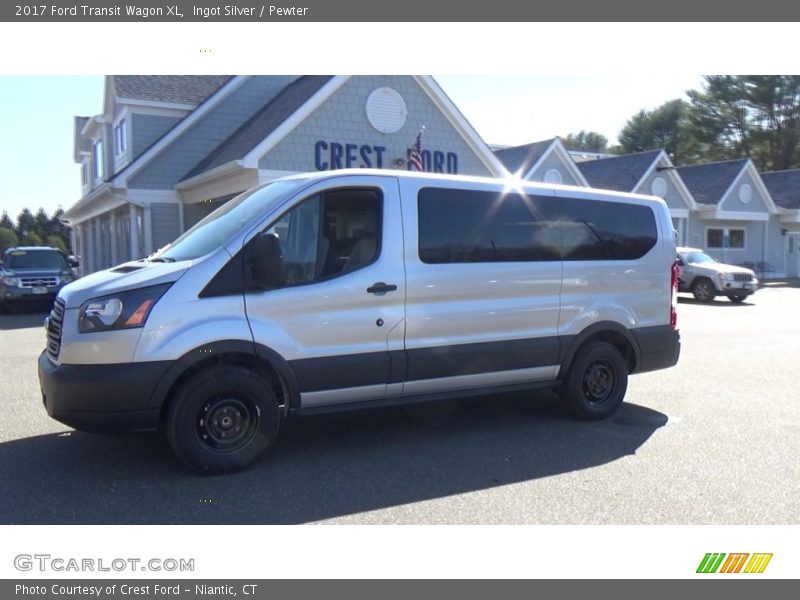 Ingot Silver / Pewter 2017 Ford Transit Wagon XL