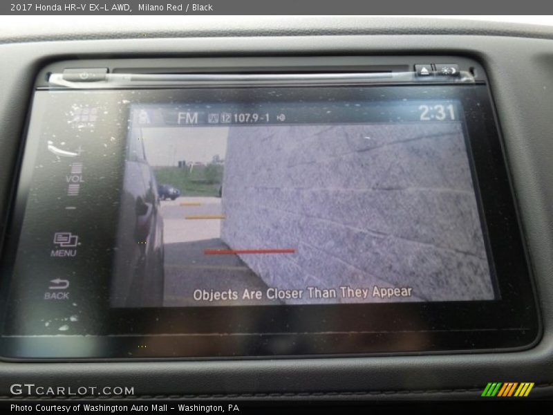Milano Red / Black 2017 Honda HR-V EX-L AWD