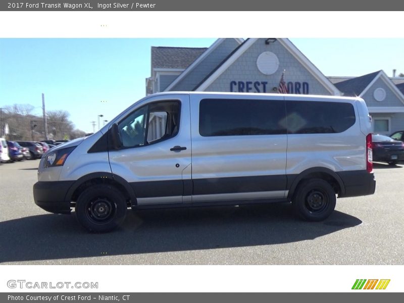 Ingot Silver / Pewter 2017 Ford Transit Wagon XL