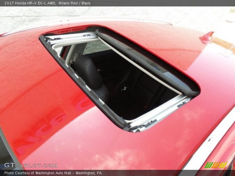Milano Red / Black 2017 Honda HR-V EX-L AWD