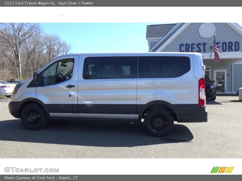 Ingot Silver / Pewter 2017 Ford Transit Wagon XL
