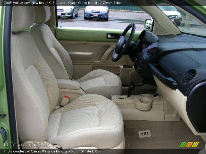 Cyber Green Metallic / Cream Beige 2005 Volkswagen New Beetle GLS Coupe