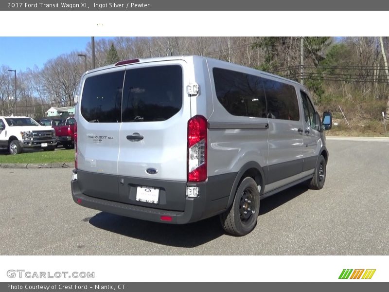 Ingot Silver / Pewter 2017 Ford Transit Wagon XL