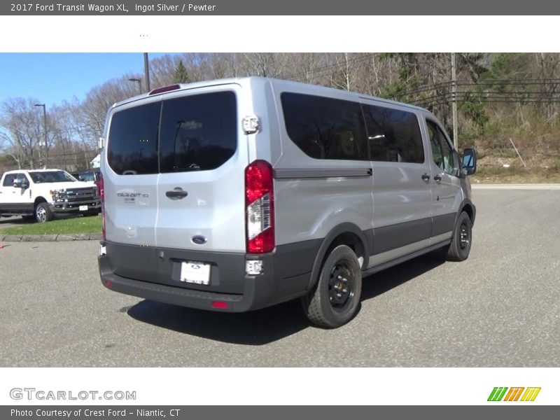 Ingot Silver / Pewter 2017 Ford Transit Wagon XL