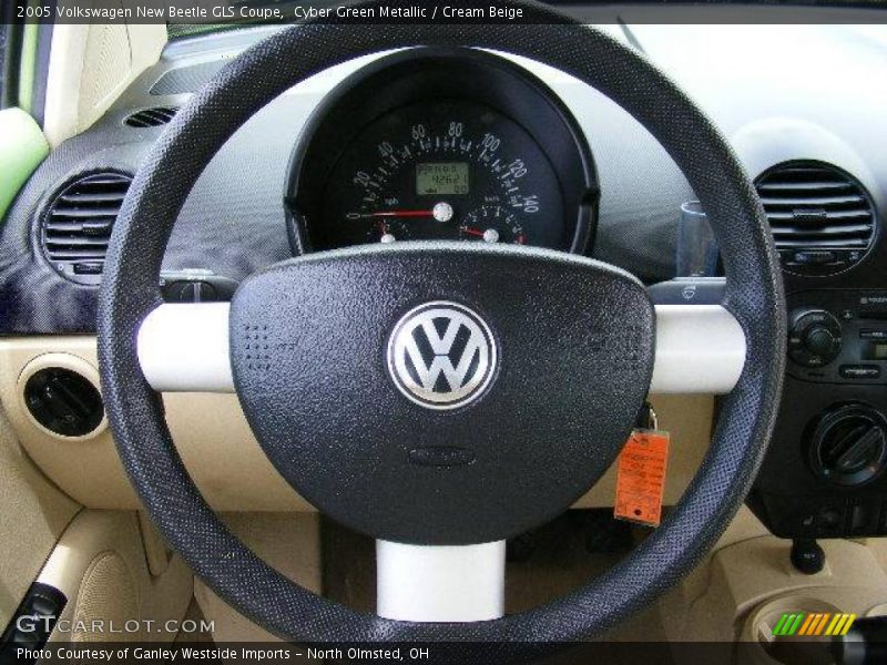 Cyber Green Metallic / Cream Beige 2005 Volkswagen New Beetle GLS Coupe