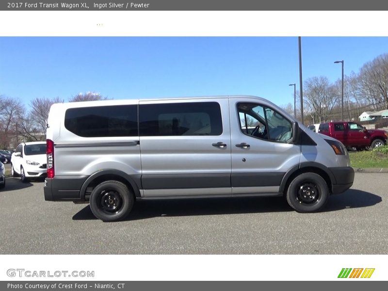 Ingot Silver / Pewter 2017 Ford Transit Wagon XL