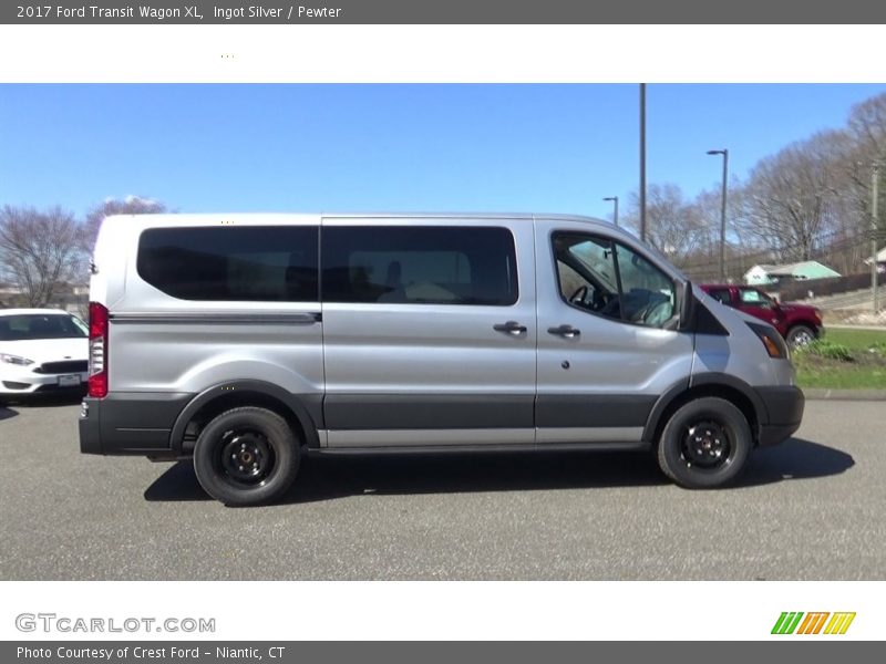 Ingot Silver / Pewter 2017 Ford Transit Wagon XL