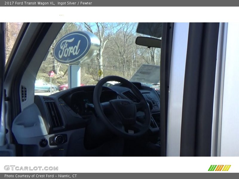 Ingot Silver / Pewter 2017 Ford Transit Wagon XL