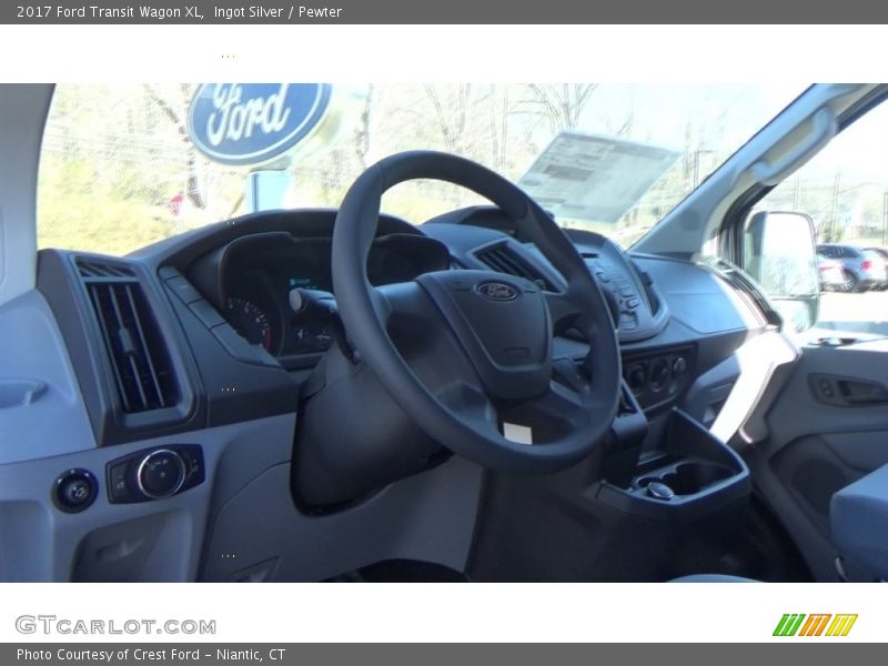 Ingot Silver / Pewter 2017 Ford Transit Wagon XL