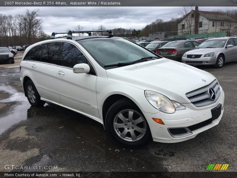 Alabaster White / Macadamia 2007 Mercedes-Benz R 350 4Matic