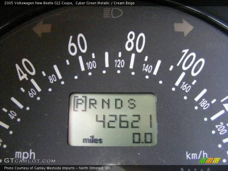 Cyber Green Metallic / Cream Beige 2005 Volkswagen New Beetle GLS Coupe