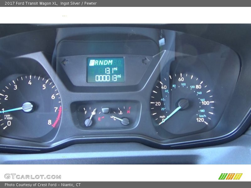 Ingot Silver / Pewter 2017 Ford Transit Wagon XL