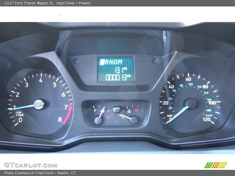 Ingot Silver / Pewter 2017 Ford Transit Wagon XL