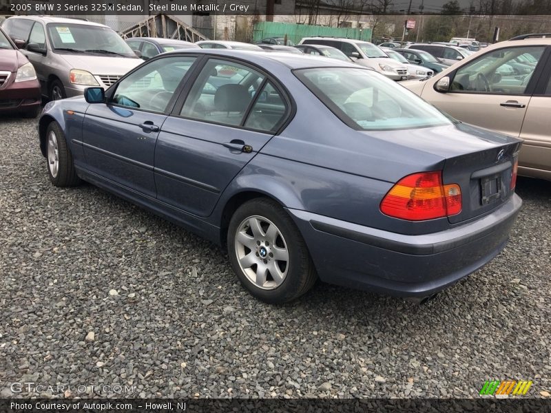 Steel Blue Metallic / Grey 2005 BMW 3 Series 325xi Sedan