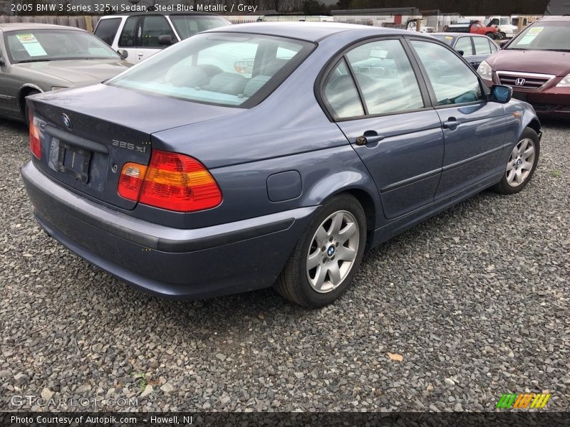 Steel Blue Metallic / Grey 2005 BMW 3 Series 325xi Sedan