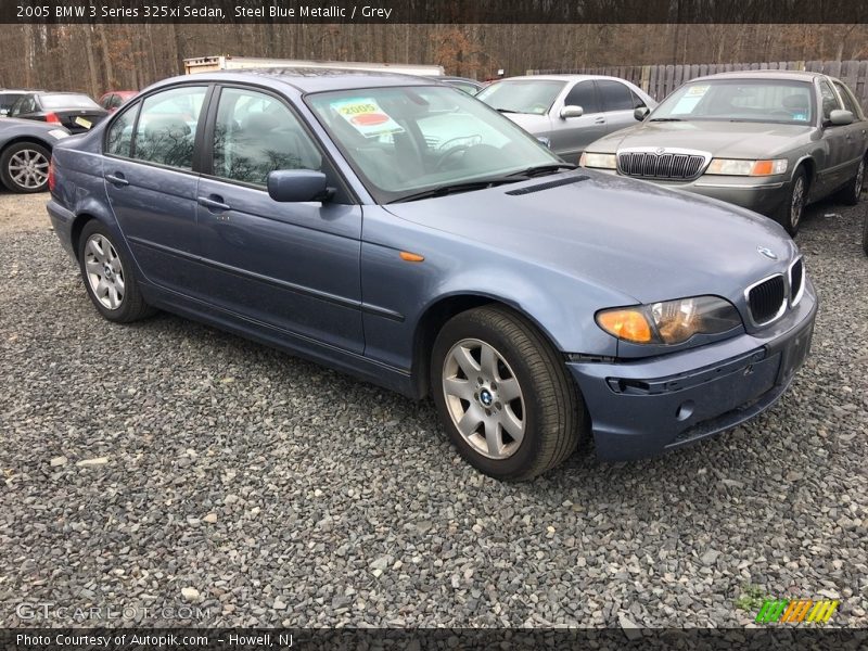 Steel Blue Metallic / Grey 2005 BMW 3 Series 325xi Sedan