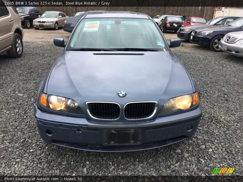 Steel Blue Metallic / Grey 2005 BMW 3 Series 325xi Sedan