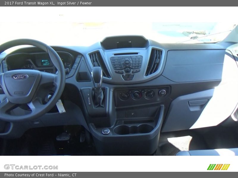 Ingot Silver / Pewter 2017 Ford Transit Wagon XL