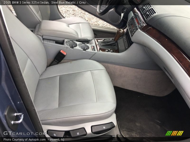 Steel Blue Metallic / Grey 2005 BMW 3 Series 325xi Sedan
