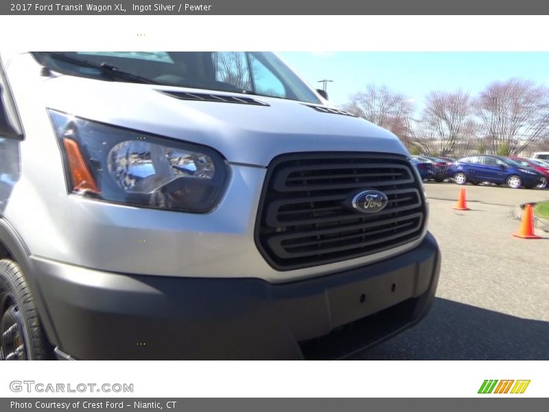 Ingot Silver / Pewter 2017 Ford Transit Wagon XL