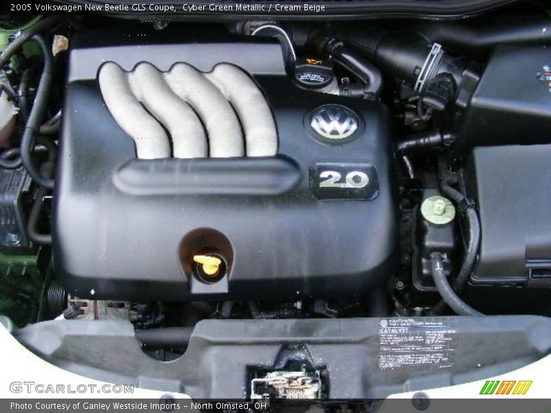 Cyber Green Metallic / Cream Beige 2005 Volkswagen New Beetle GLS Coupe