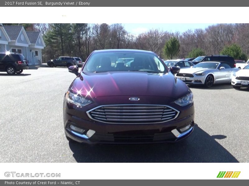 Burgundy Velvet / Ebony 2017 Ford Fusion SE