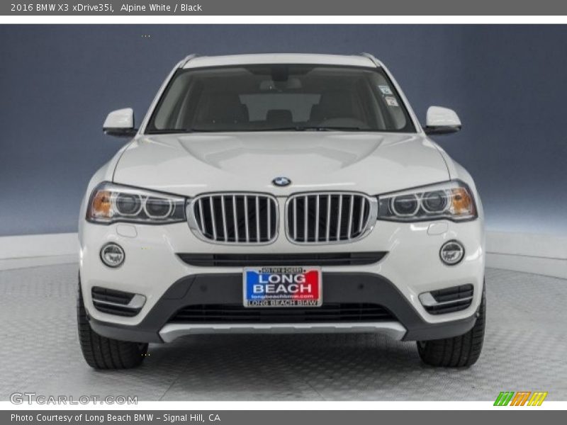 Alpine White / Black 2016 BMW X3 xDrive35i