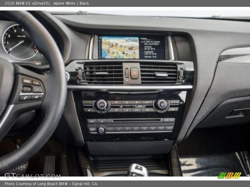 Alpine White / Black 2016 BMW X3 xDrive35i