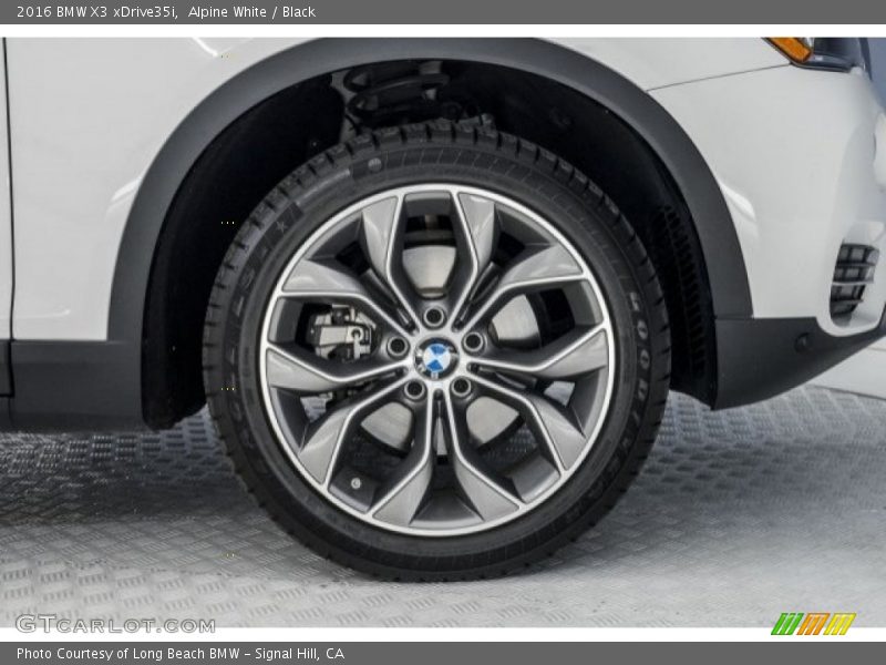 Alpine White / Black 2016 BMW X3 xDrive35i