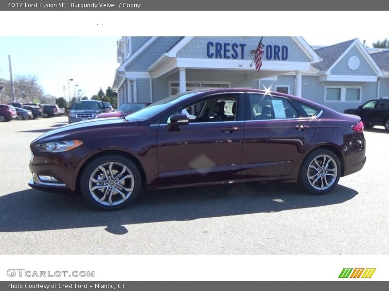 Burgundy Velvet / Ebony 2017 Ford Fusion SE