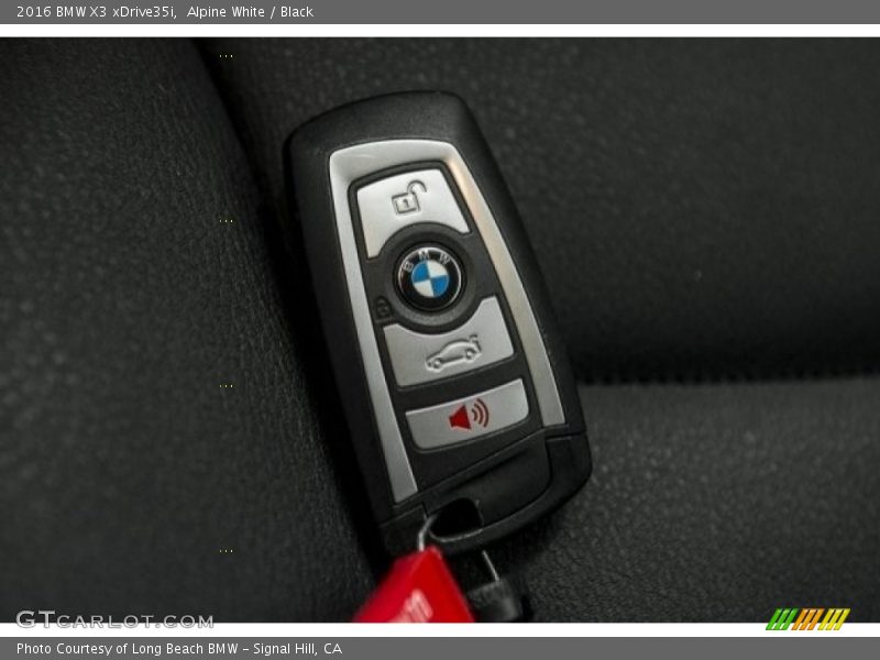 Alpine White / Black 2016 BMW X3 xDrive35i