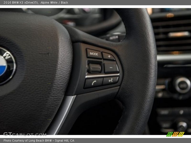 Alpine White / Black 2016 BMW X3 xDrive35i