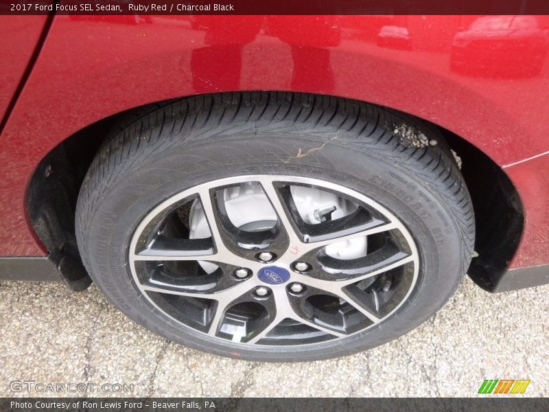 Ruby Red / Charcoal Black 2017 Ford Focus SEL Sedan