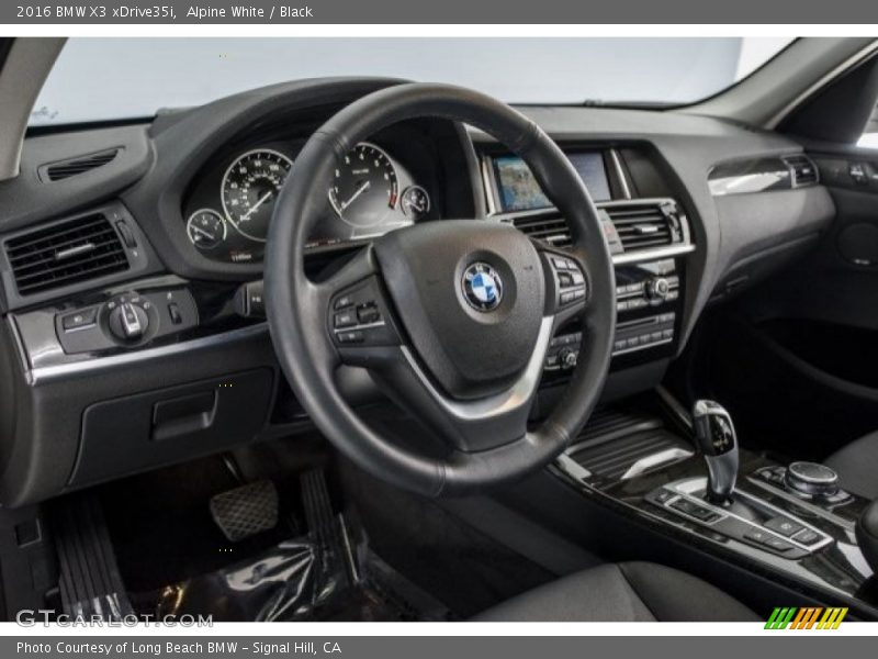 Alpine White / Black 2016 BMW X3 xDrive35i